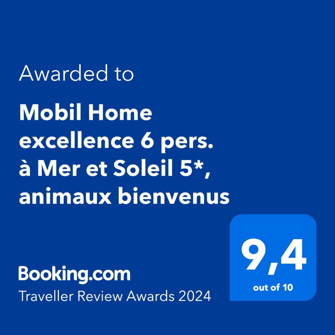 Mobil Home Excellence 6 Personnes Au Camping Mer Et Soleil, Saint George D'Oleron Les Sables Vignier Luaran gambar